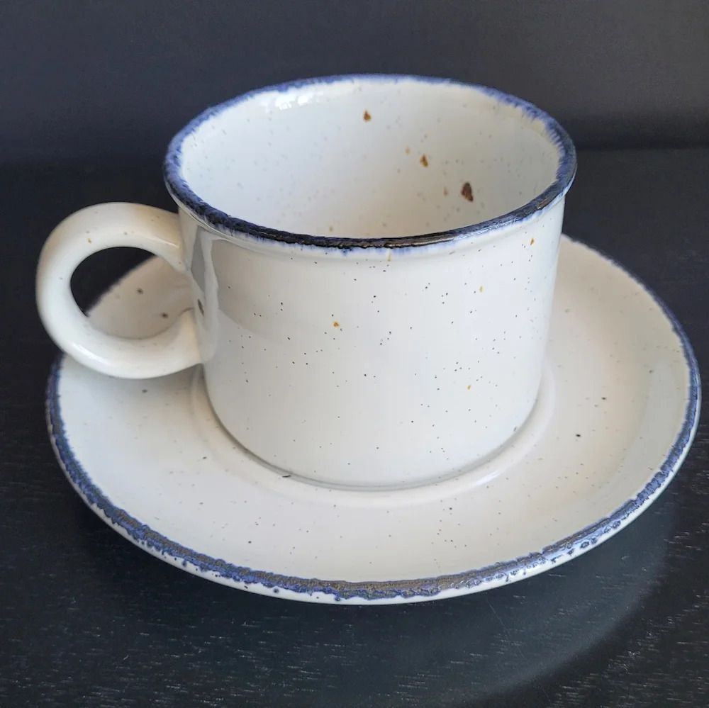Vintage Stonehenge Wedgewood Midwinter  Creamer Blue and White England